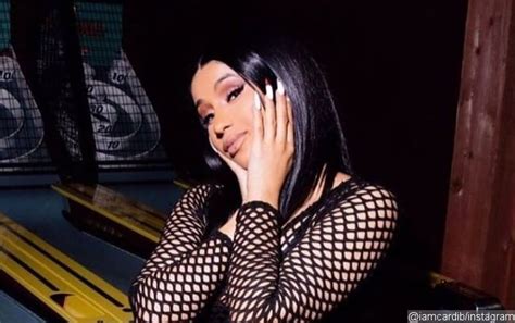 cardi b fishnet|Cardi B reappears in provocative fishnet mini dress after sex